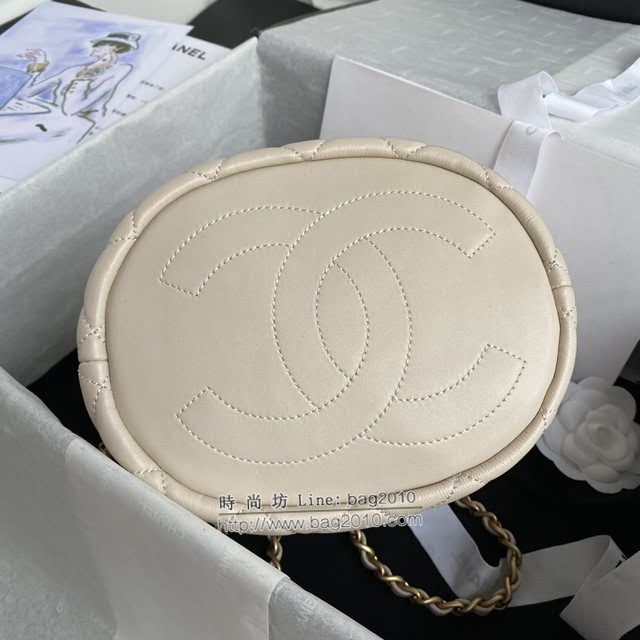 Chanel女包 香奈兒專櫃最新款水桶包 Chanel復古抽繩紐扣包 AS2057  djc4214